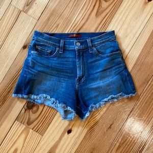 7 for all mankind Jean shorts